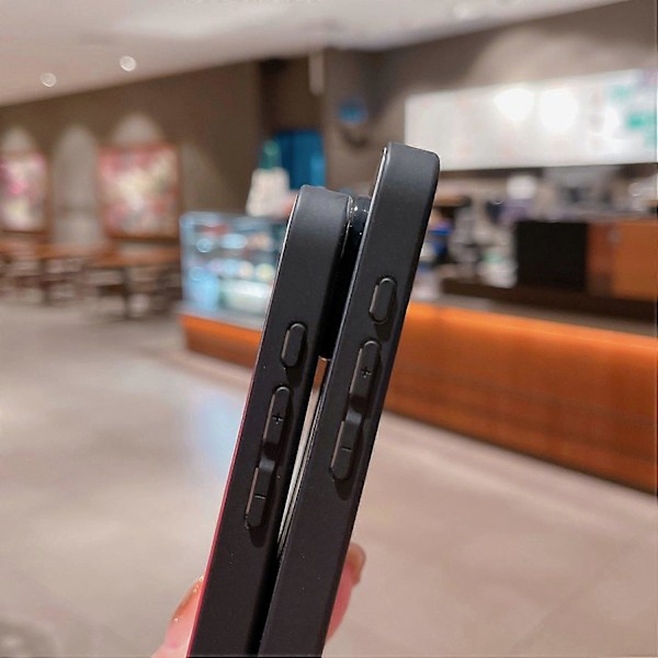 iPhone 14 Pro -kotelo, onnekas kuvio, TPU+karkaistu lasi, puhelinkuori