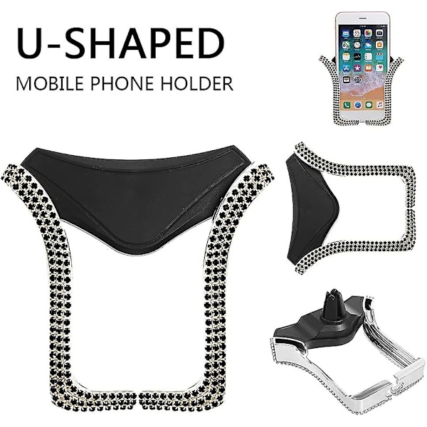 Universell Biltelefonholder Bling Biltelefonholder U-formet