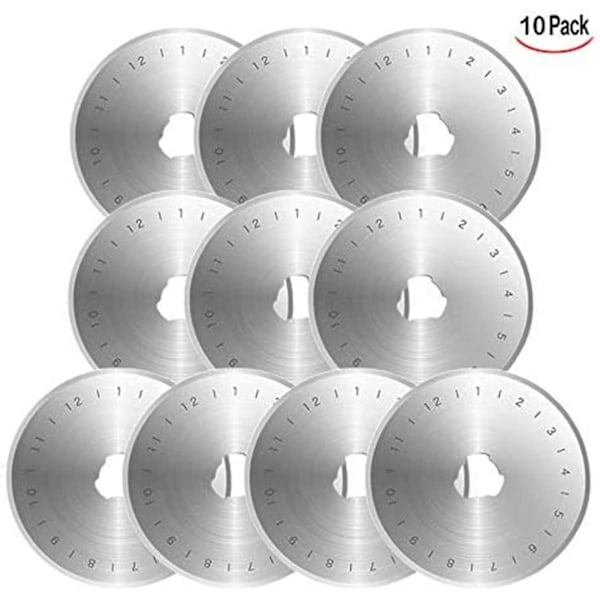10 stk. roterende blader med 45 mm erstatningsblader