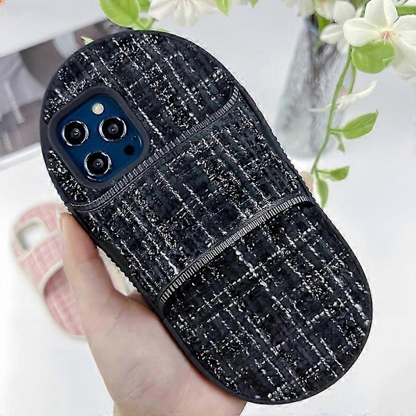 Til iPhone 13 Pro Max 6,7 tommer telefoncover, tøffelstil, TPU-støtteben