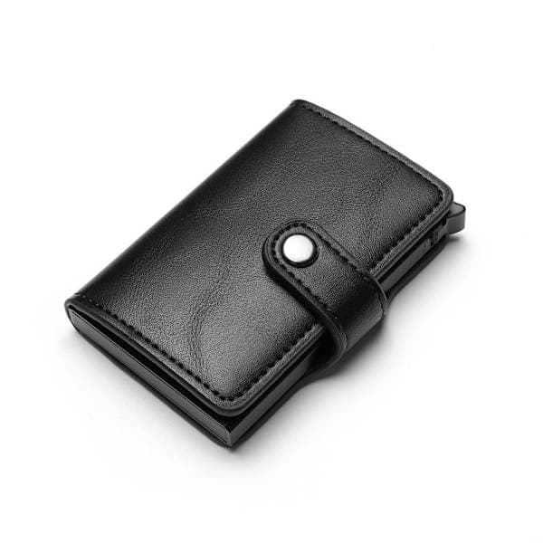 Kortholder lommebok - RFID & NFC Beskyttelse - 5 kort Svart black