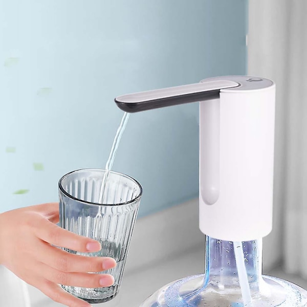Liten Sammenleggbar Vanndispenser Stillegående Stor Suge Vannpumpe black