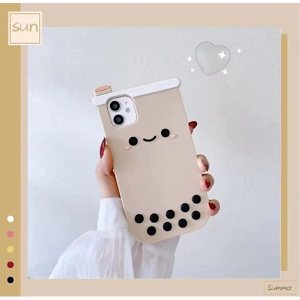 Kawaii Telefonfodral För Iphone 14 Pro Max, Sött Tecknad Panda Telefonfodral 3d Rolig Svart Panda Bambu Telefonfodral För Kvinnor Flickor Mjukt Silikon Stötsäkert