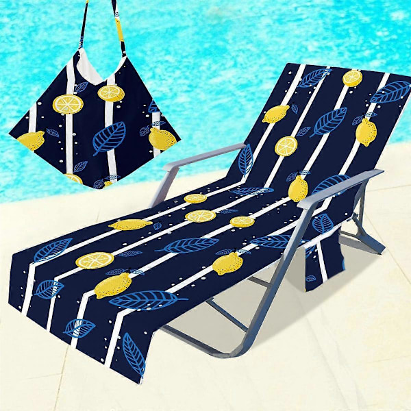 Strandhandduk, strandstolsöverdrag, solstol strandhandduk, solstol badhandduk, solstol badhandduksöverdrag, solbadhandduk - 210x75 cm