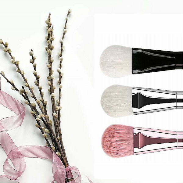 3 Mjuka Huvuden Applikatorer Dubbeländad Design Borste Grooming Verktyg
