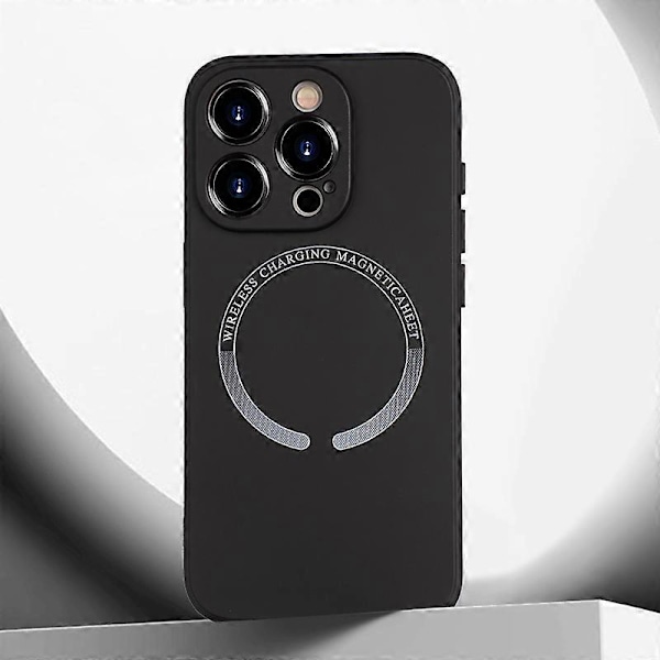 Magnetisk telefoncover i PU-læder med TPU-bagside til iPhone 14 Pro