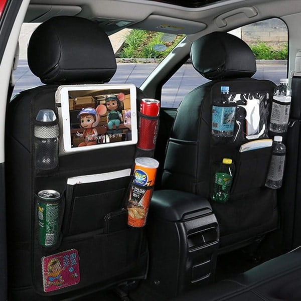 2 KPL Universal Auton Takapenkin Mobiili-/Tablettiteline, Musta
