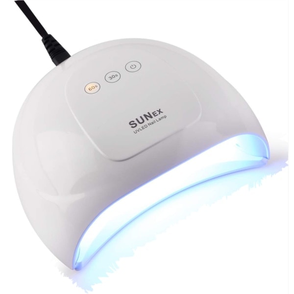 36W UV/LED-lampe med timerfunksjon