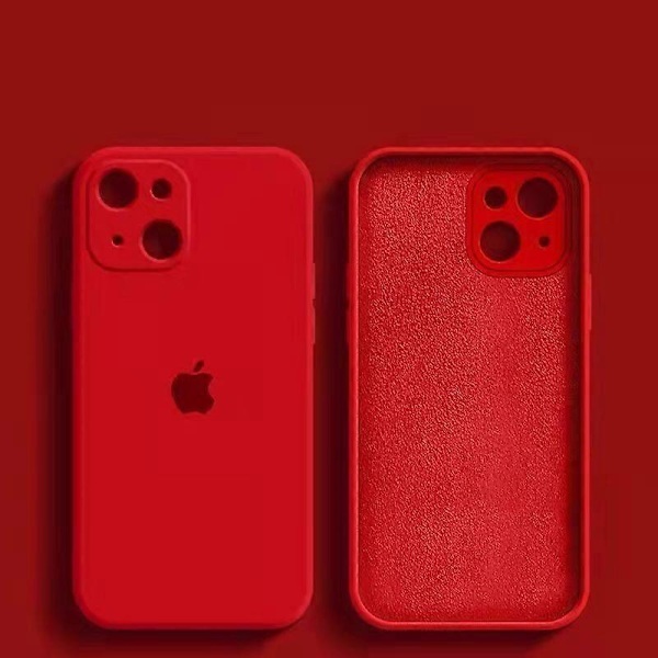 För Apple iPhone 14 PRO MAX (6.7) Flytande Silikon Skal