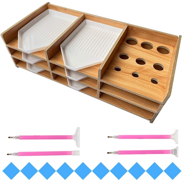 Timanttimaalaus Säilytyslaatikko, DIY Timanttimaalaus Tarvikkeet