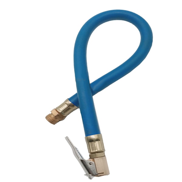 Däckventilchuck, luftpumpsslang, flexibel och för cyklar blue