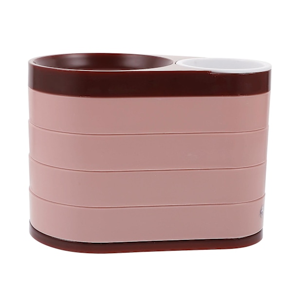 1 stk. Roterbar Skrivebord Smykker Flerlags Oppbevaringsbeholder pink