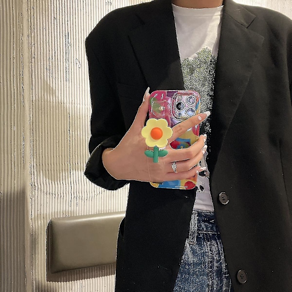 iPhone 13 Pro Max TPU-puhelinkuori, läpinäkyvä rannekoru, kuvioitu puhelinkotelo