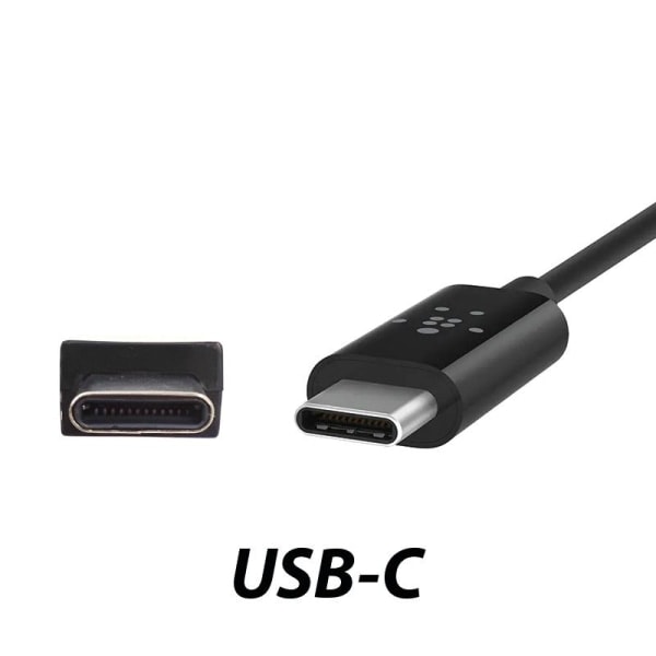 USB-C til Micro-USB kabel til DJI Mavic - 15cm Sort