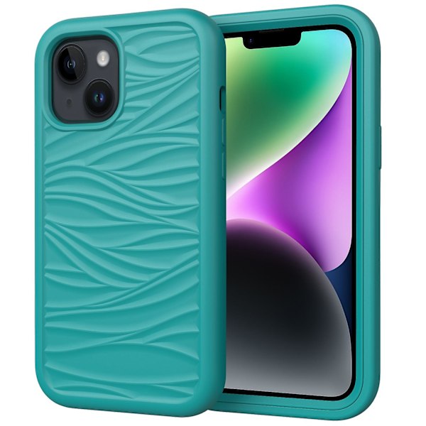 Silikon + PC-deksel for iPhone 15