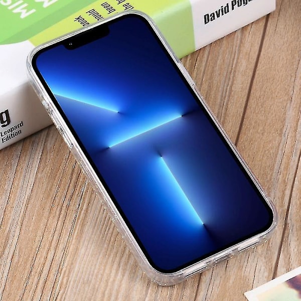 IPhone 13 Pro Dfans Design Tähtitaivas Epoksi Puhelinkotelo (hopea)