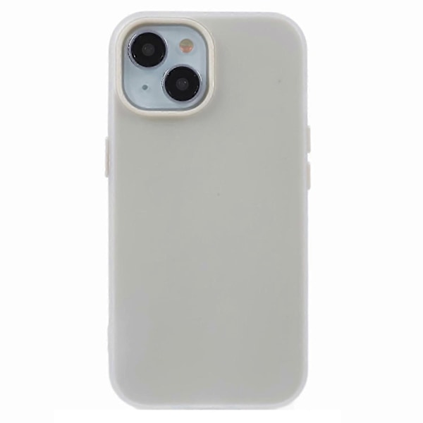 IPhone 14 -kotelo, irrotettava TPU-iskunkestävä puhelinkuori - valkoinen