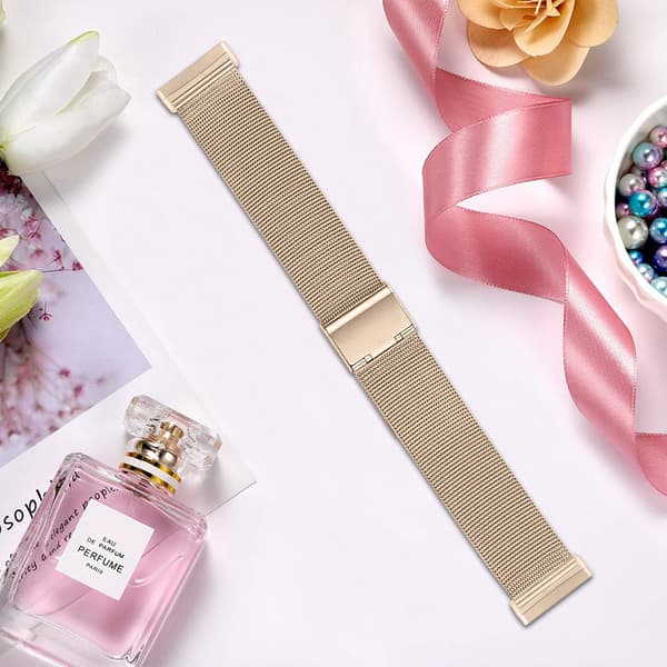 Fitbit Versa 3 / Sense armbånd Rustfritt stål Gull