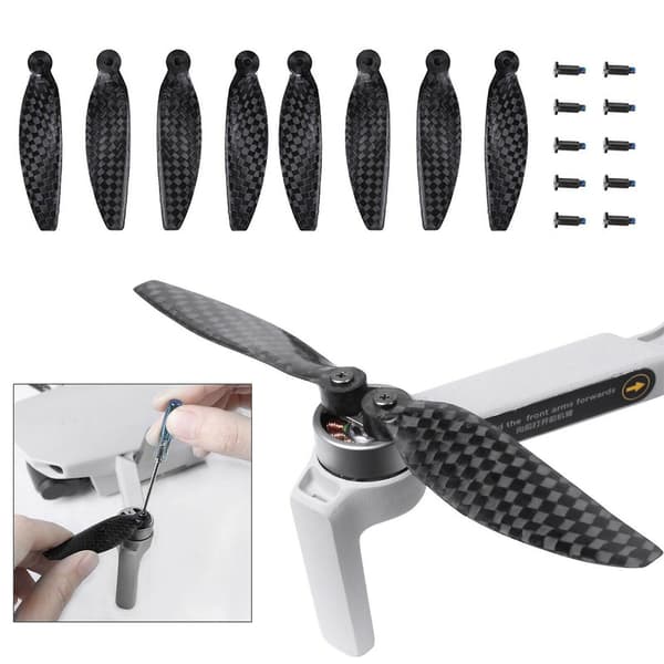 4 stk. Karbonfiber Propellerblader for DJI Mavic Mini 2 RC