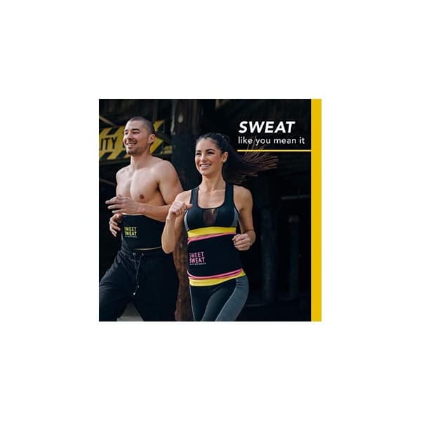 Svedbælte Burn bælte Fitness Cardio Sort