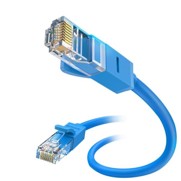 1m Cat6 RJ45 UTP -verkkokaapeli, sininen