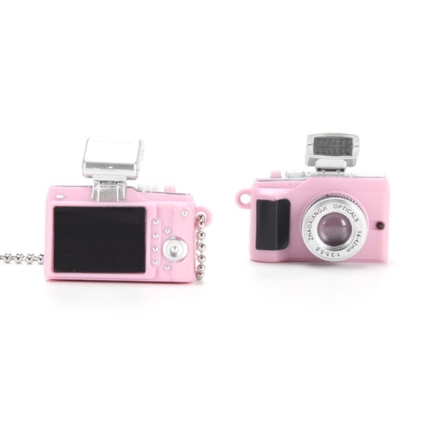 Luova retro hehkuva kamera riippuva LED-valo pink