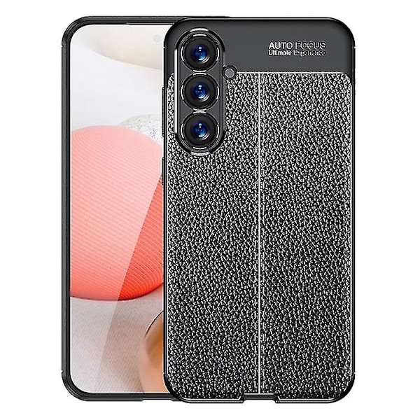 För Samsung Galaxy S23 Fe 5g Litchi Textur Stötsäkert TPU Mobilskal