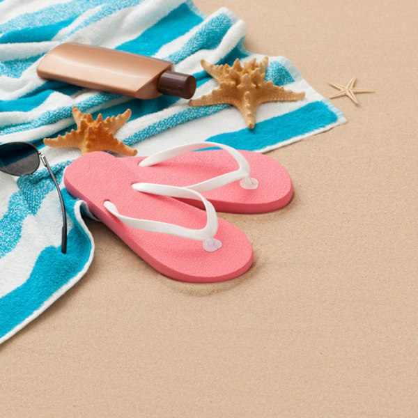 6 par tåbeskyttende flip-flops, tåseparationspuder