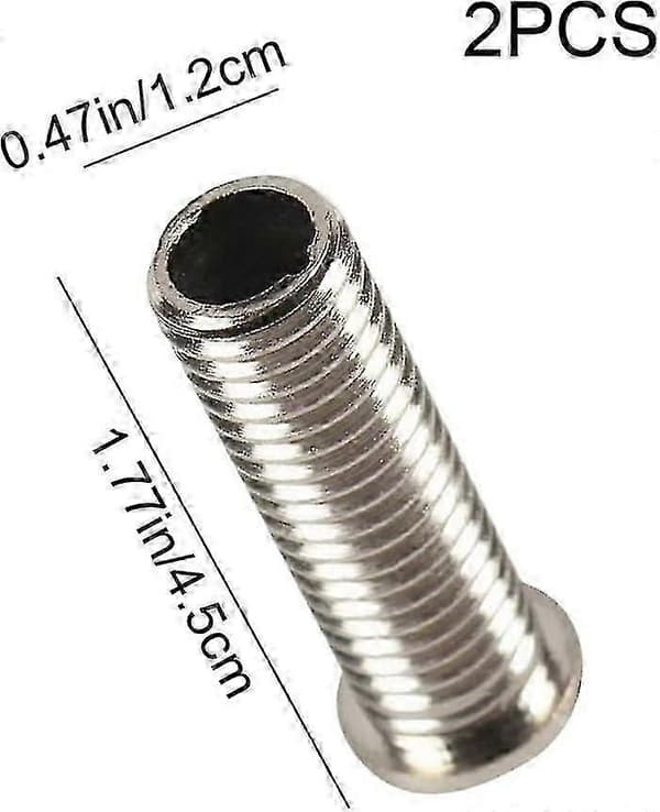 2-pack Sänkbäckenfästtillbehör Sänkkorgsskruvar 45mm Avloppsersättning Sänkkorgssilsskruvar