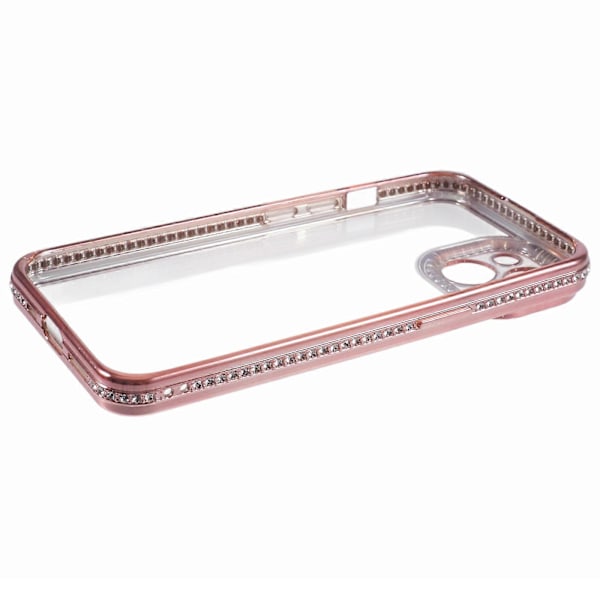 iPhone 15 Plus -kotelo, naarmuuntumaton TPU-puhelinkuori, strassikoriste