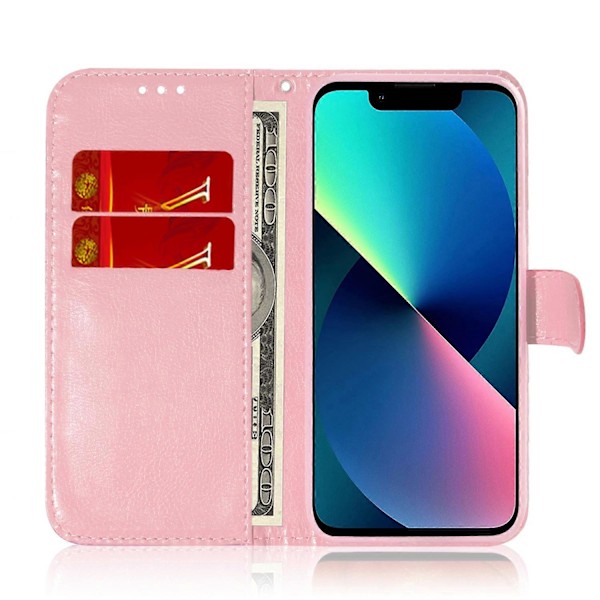 Värikäs nahkakotelo iPhone 15:lle