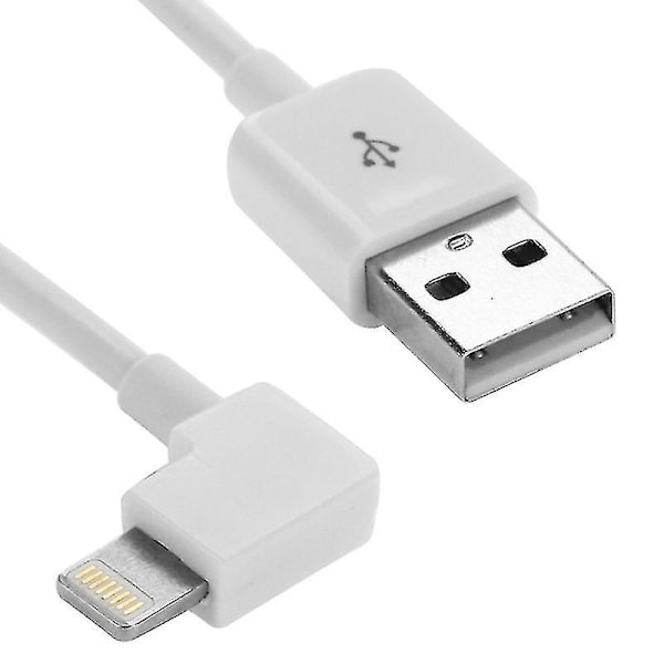 3m Vinkel 8-Pin til USB Data / Opladerkabel, Til iPhone XR