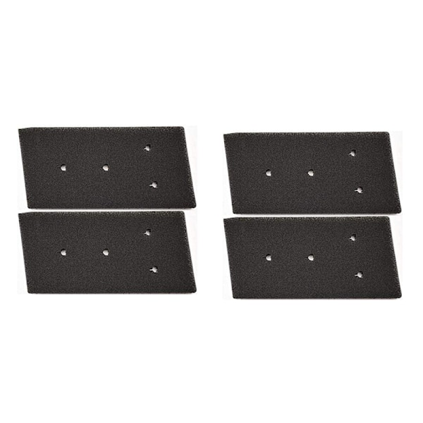 Tørretumblerfilter 4-pak Sort Whirlpool 481010716911 Sort