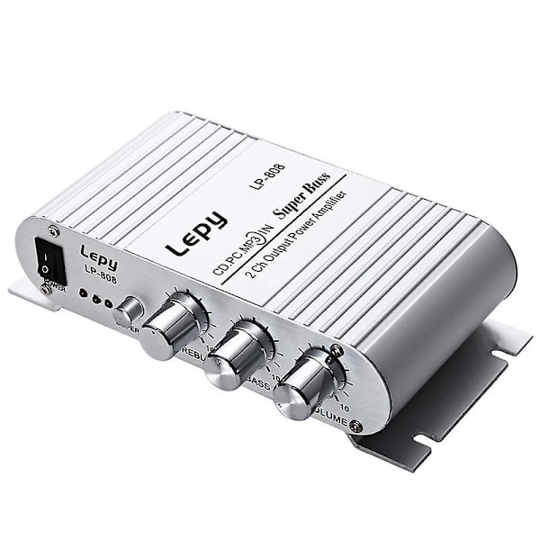 Lepy LP-808 12V MiNi Kannettava Langallinen HiFi Vahvistin Kotiin Autoon Puhelimeen