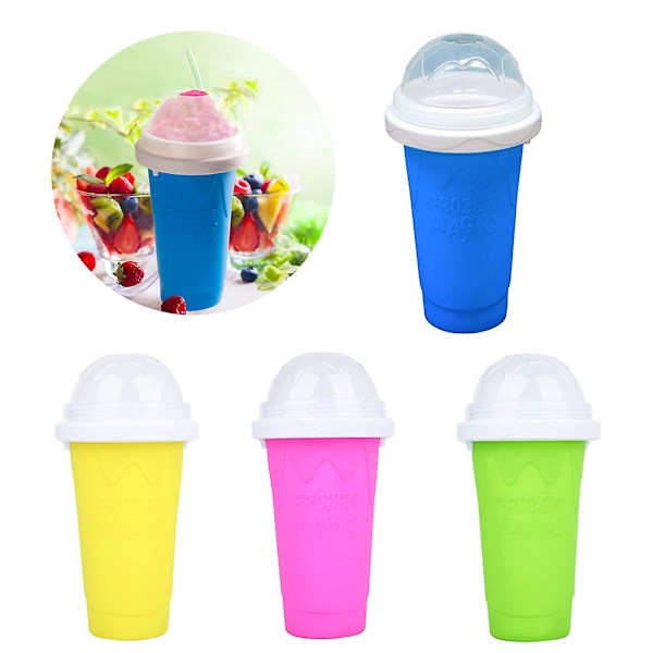 Pikapakastettu smoothie silikonimuki nopea jäähdytyspullo jääntekijä