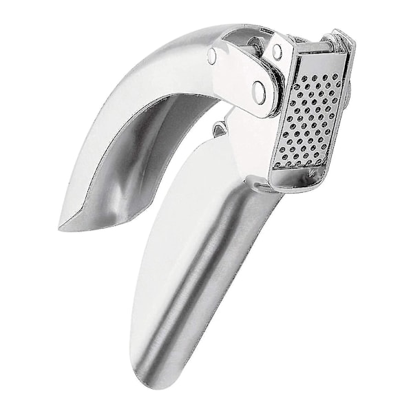 Rikon Epicurean Vitlöks press, Rostfritt stål, 6,5 x 1 x 1,5 tum, Silver