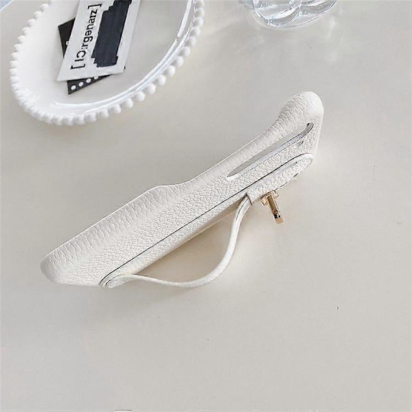 Skal med armband och stativ i PU-läder + PET för Samsung Galaxy S23 Plus(+)