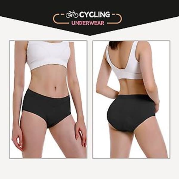 Sykkelshorts for kvinner med 4D-padding - GSL M rosa