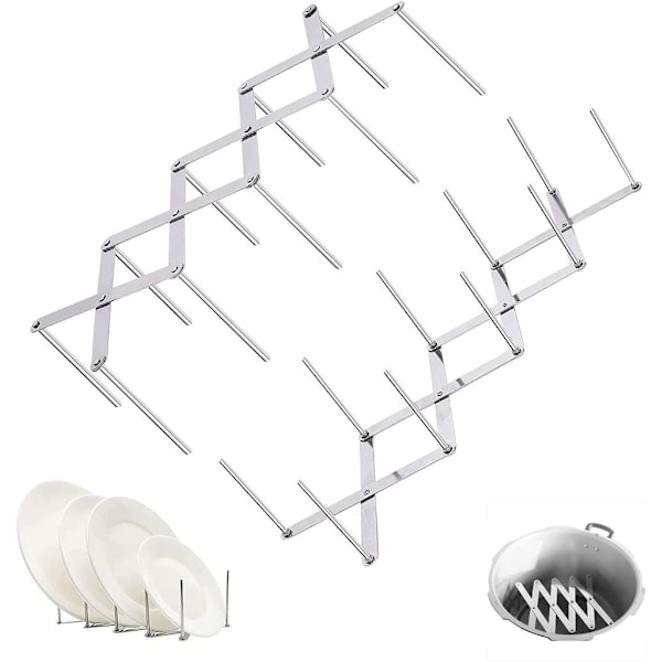 2 stk Loks Stativ Skjelett Stativ Pot Holder Laget av Rustfritt Stål