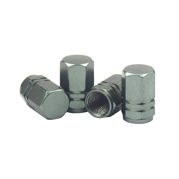 8 stk. Dekkventilhetter | Dekkventilhette i aluminium grey