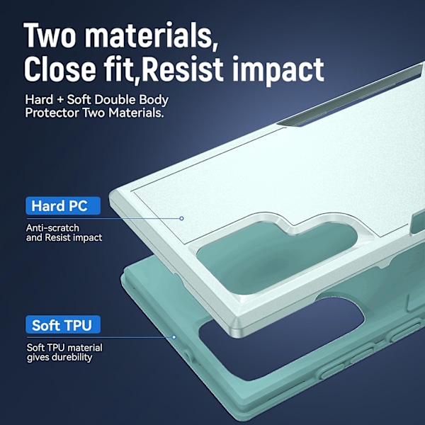 PC + TPU Telefondeksel for Samsung Galaxy S22 Ultra 5G
