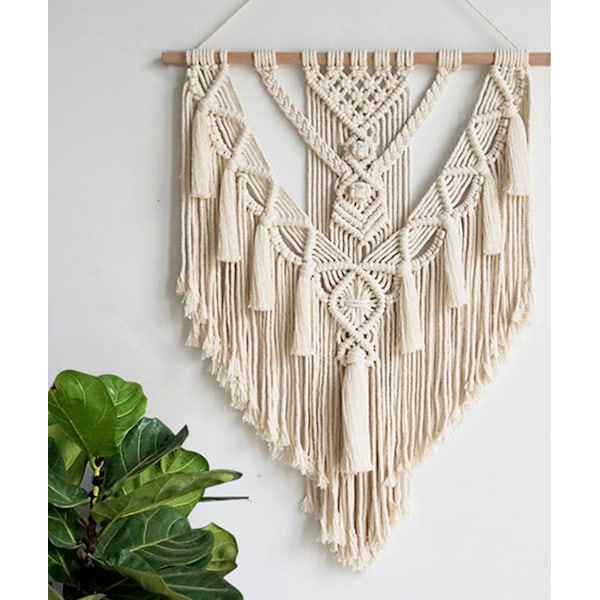 Veggteppe Veggdekor Boho Chic Boho Vevd Husdekor