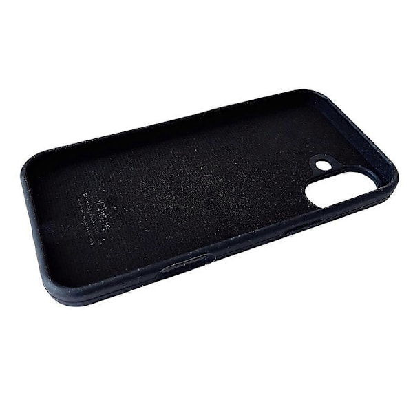 Stødsikkert silikonecover til iPhone 16 Plus - Sort