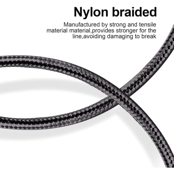 Extra Stark Laddkabel iPhone Svart 1 Meter Svart 1 Meter