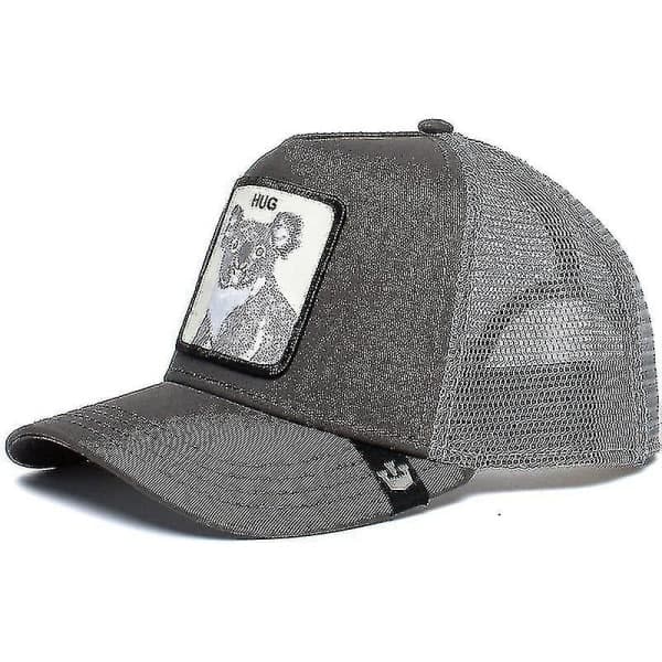 Sort Panter Mesh Cap til Voksne Sommer Baseball Cap Trucker Cap W-WELLNGS Koala Koala Koala