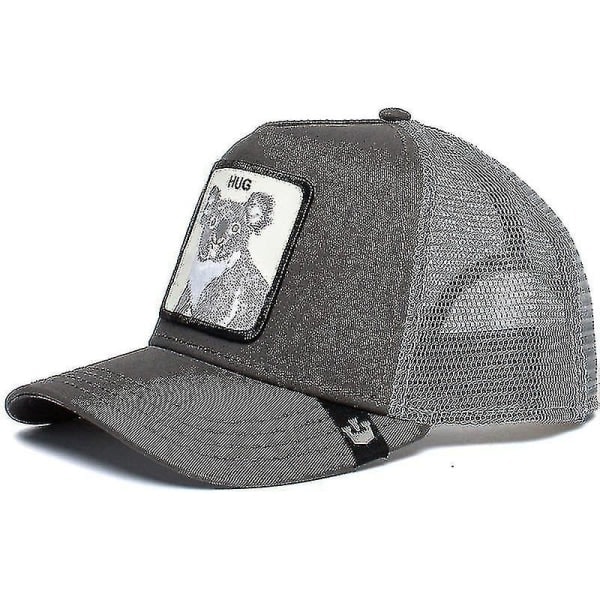 Svart Panter Mesh Keps för Vuxna Sommar Baseballkeps Truckerkeps W-WELLNGS Koala Koala Koala