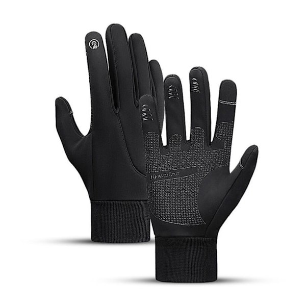 Kyncilor Sorte Vinterhandsker, Varme Touchscreen-handsker, Størrelse LL