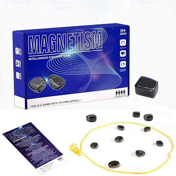 Uusi 2 pelaajan seurapeli Magneettinen shakki Nauti perheajasta Matkapeli Hauska peli Strategiapeli sienimuovilla ja ohjeilla