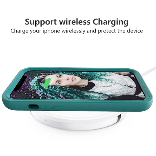 Silikon + PC-deksel for iPhone 15