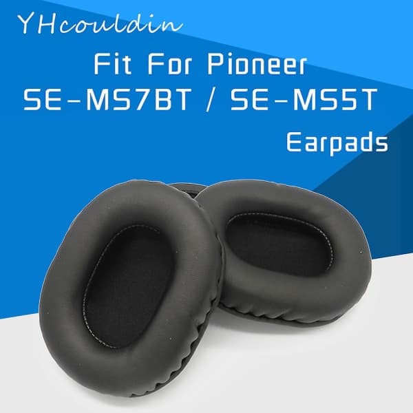 Øreputer for Pioneer Se-ms7bt hodetelefontilbehør Erstatningsmateriale for øreputer